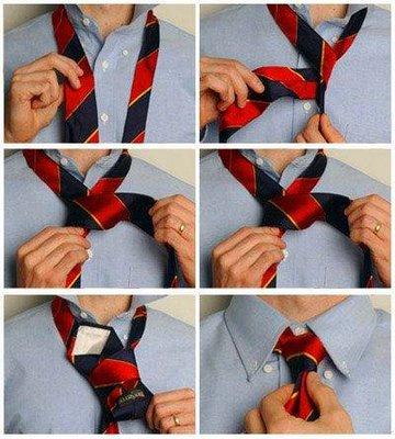 اموزش تصویری نحوه بستن کراوات